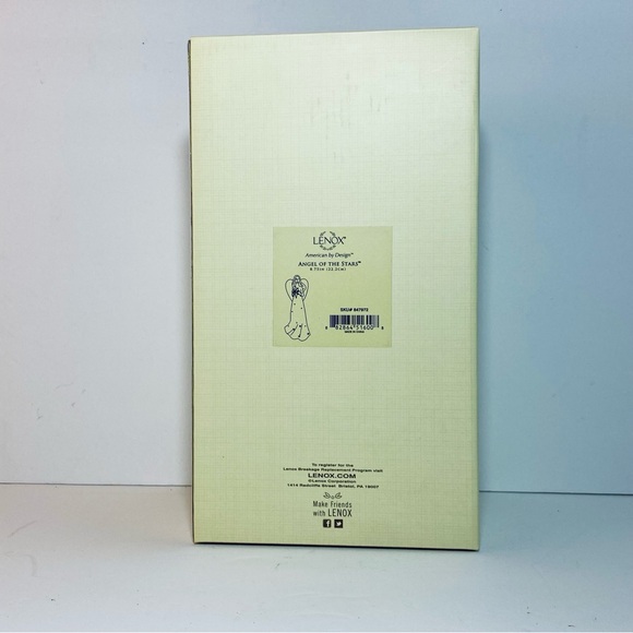 Lenox "Angel of the Stars" Sentiments Angels Figurine With COA - Picture 13 of 17